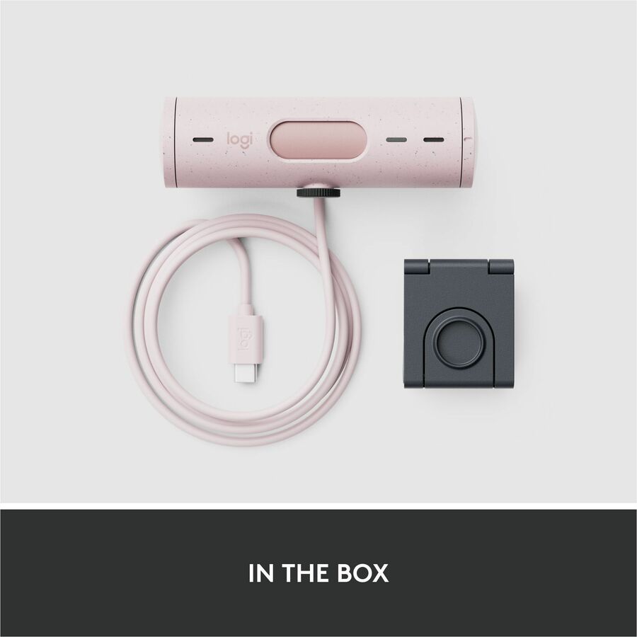 Cámara web Logitech BRIO 500 - 4 megapíxeles - 60 fps - Rosa - USB tipo C Cámara web Logitech BRIO 500 - 4 megapíxeles - 60 fps - Rosa - USB tipo C